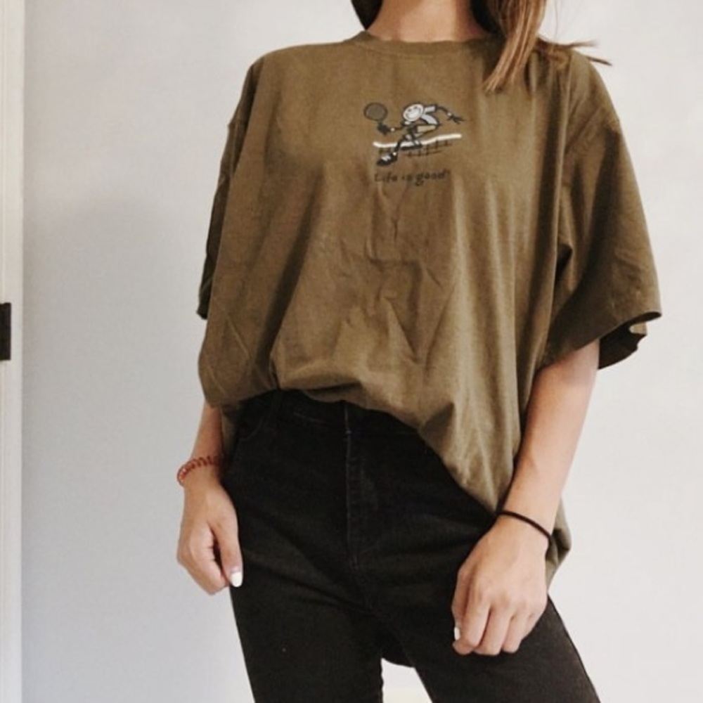SOLD life is good tee